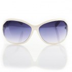 VIPER 1982 - Lunettes de soleil femme tendance - Monture blanc translucide