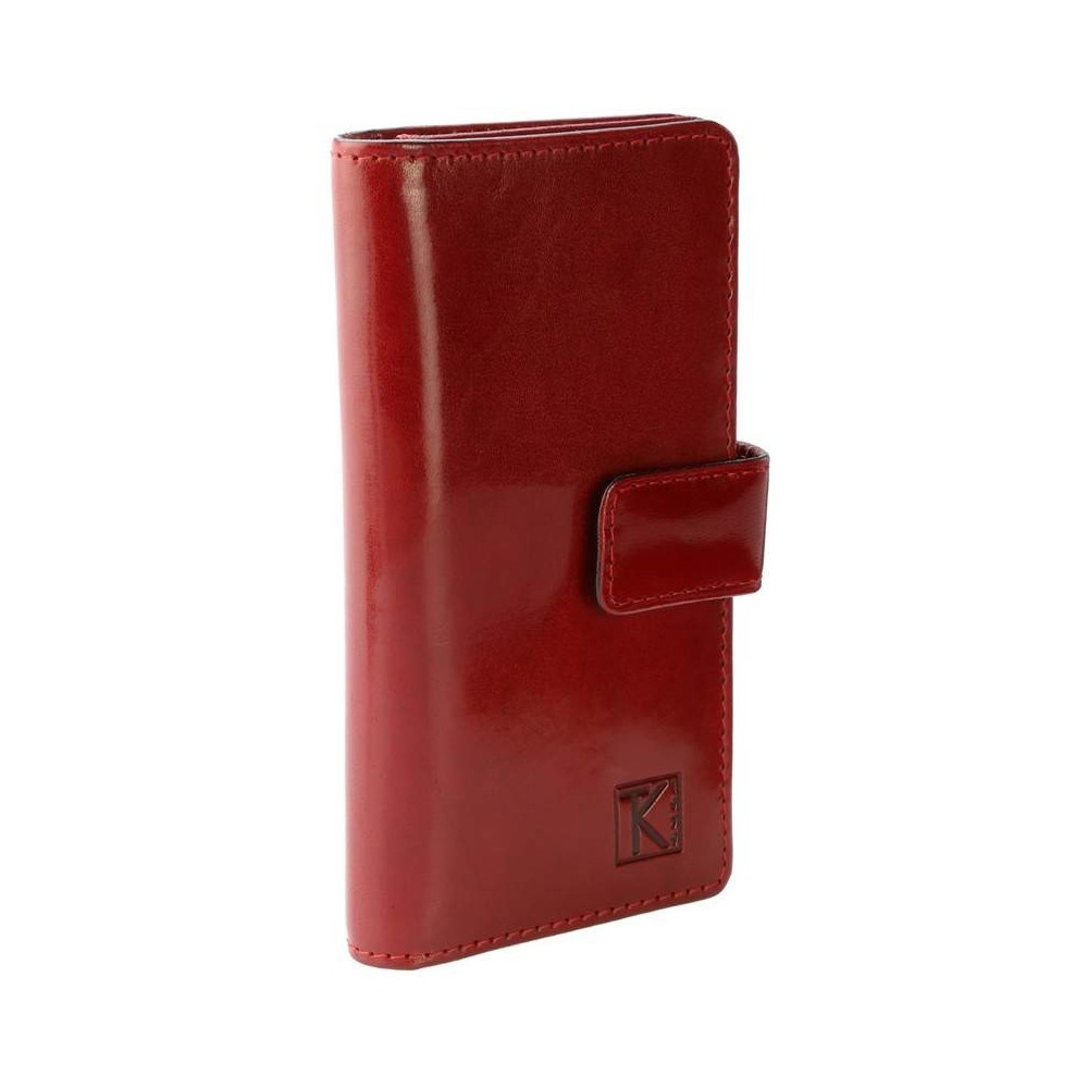 Porte-cartes porte-papiers cuir rouge / étui TK057 / idée cadeau homme femme
