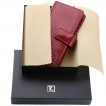 Porte-cartes porte-papiers cuir rouge / étui TK057 / idée cadeau homme femme