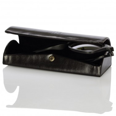 TK170 SOLARIUM - L'étui à lunettes cuir noir - Achat cadeau utile