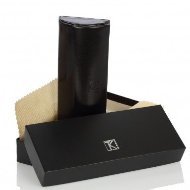 TK170 SOLARIUM - L'étui à lunettes cuir noir - Achat cadeau utile