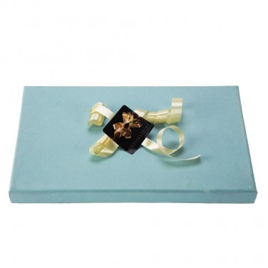 Cadeau pour femme, Porte chequier cuir velours Porte-clés 100% Cuir