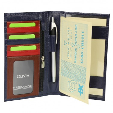 Portefeuille pour femme en cuir - PORTES CHÉQUIER 271, 272, 273