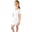 Robe pour fille blanc "PAPILLON" 2389