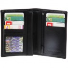 Portefeuille Design pour homme en cuir noir N772