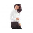 Sac bandoulière Cuir noir PALERME N1086 Sac en cuir PRIX DU WEB