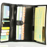 GRAND CLASSIQUE Portefeuille en cuir NOIR N1328 - Grand Portefeuille Homme PACK cadeau Noël. une fête. un anniversaire