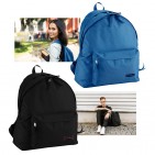 SAC À DOS BASIQUE 2CPTS BACK TO SCHOOL NOIR 42CM - Sac à Dos Loisir