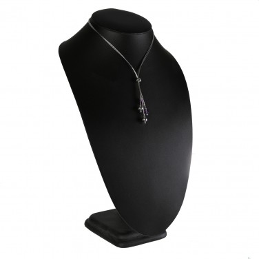 Collier Argent 925 Perles Cristaux - Bijoux argent - 489