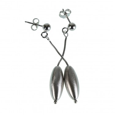 Boucles d'oreilles pendantes Argent 925 Perles - Bijoux - OLIVIA 484