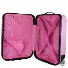 Valise enfant/fille ROSE LOVE PARIS 2031 ABS 50CM
