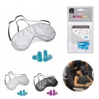 Masque de voyage + 2 paires de bouchons d'oreilles - KIT CONFORT DE VOYAGE