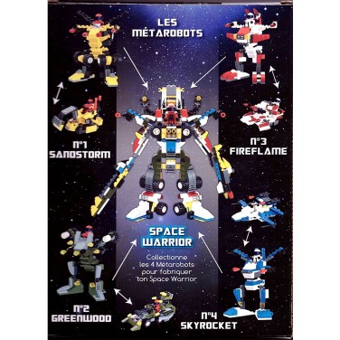 EA9998 - Blocs De Construction - Robot 110 pcs - Modèle aléatoire