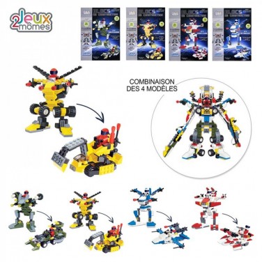 EA9998 - Blocs De Construction - Robot 110 pcs - Modèle aléatoire