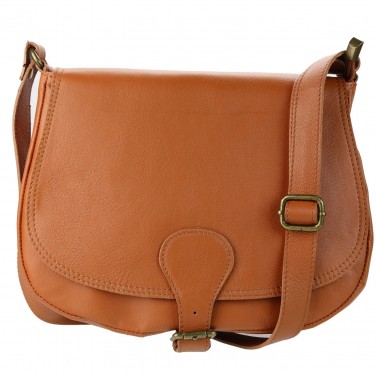 Sac bandoulière Cuir bleu marine FLORENCE N1030 Sac à main