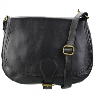 Sac bandoulière Cuir bleu marine FLORENCE N1030 Sac à main