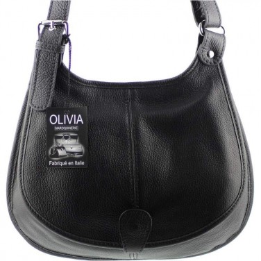 Sac bandulière Cuir marron PRATO N1016 Sac à main
