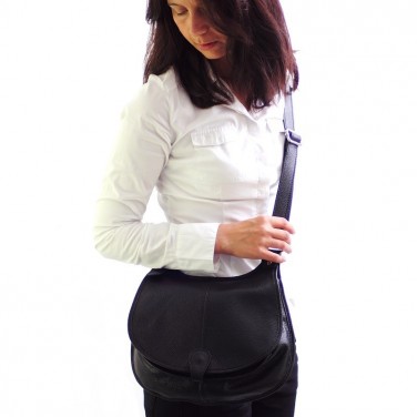Sac bandulière Cuir marron PRATO N1016 Sac à main