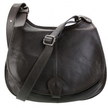 Sac bandulière Cuir marron PRATO N1016 Sac à main