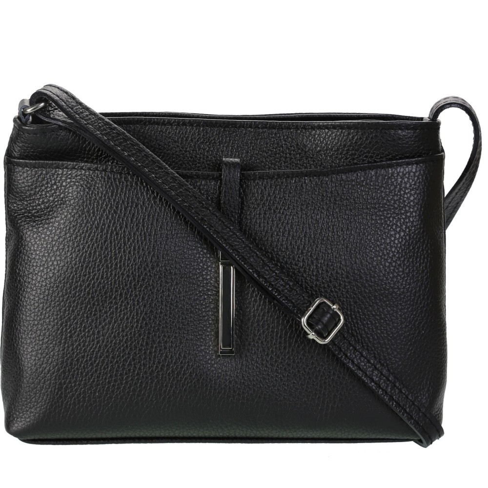 Sac bandoulière Cuir marron clair BARI N1190 Sac en cuir PRIX DU WEB