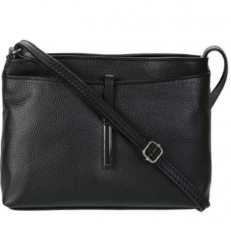 Sac bandoulière Cuir marron clair BARI N1190 Sac en cuir PRIX DU WEB
