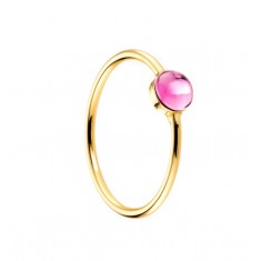 Bague cristal violet Swarovski Plaqué Or N993 62 mm (22)