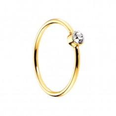 Bague plaqué Or crista Swarovski N992 Bijoux  62 mm (22)