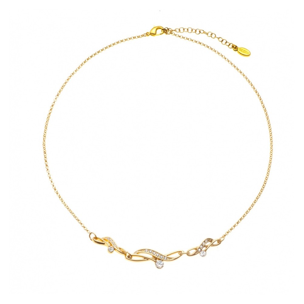 Collier Pendentif plaqué Or jaune Perle - Bijoux fantaisie -473