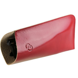 PACK Etui Lunette "CLASSIC" 100% CUIR, étui à lunettes de vue, étui cuir véritable 17 x 8,5 cm - Cordon et Chiffon
