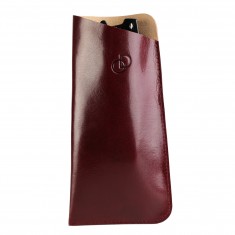 PACK Etui Lunette "CLASSIC" 100% CUIR, étui à lunettes de vue, étui cuir véritable 17 x 8,5 cm - Cordon et Chiffon