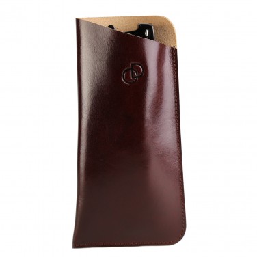 PACK Etui Lunette "CLASSIC" 100% CUIR, étui à lunettes de vue, étui cuir véritable 17 x 8,5 cm - Cordon et Chiffon