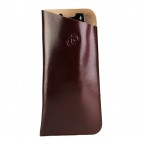 PACK Etui Lunette "CLASSIC" 100% CUIR, étui à lunettes de vue, étui cuir véritable 17 x 8,5 cm - Cordon et Chiffon