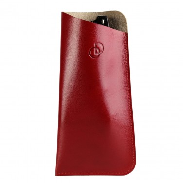 PACK Etui Lunette "CLASSIC" 100% CUIR, étui à lunettes de vue, étui cuir véritable 17 x 8,5 cm - Cordon et Chiffon