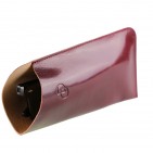 PACK Etui Lunette "CLASSIC" 100% CUIR, étui à lunettes de vue, étui cuir véritable 17 x 8,5 cm - Cordon et Chiffon