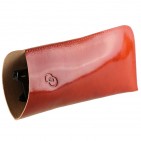 PACK Etui Lunette "CLASSIC" 100% CUIR, étui à lunettes de vue, étui cuir véritable 17 x 8,5 cm - Cordon et Chiffon