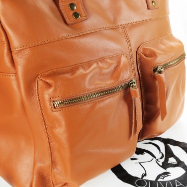 Sac à Main Femme Cuir, Sac en cuir De Vachette - Porte Main / Epaule modèle "So-CITY"