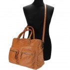 Sac à Main Femme Cuir, Sac en cuir De Vachette - Porte Main / Epaule modèle "So-CITY"