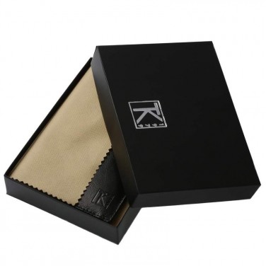 BEST-SELLER TK01 - Portefeuille cuir noir / Portefeuille homme / 15x11