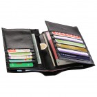 PACK Cadeau Portefeuille homme cuir noir+porte-clés+lunettes / 15x11 TK01 RFID, Noël Anniversaire Catalogue   Produits