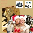 PACK Cadeau Portefeuille homme cuir noir+porte-clés+lunettes / 15x11 TK01 RFID, Noël Anniversaire Catalogue Produits