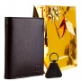 Pack Cadeau Homme / Portefeuille cuir + Porte-cles + Emballage / Noël Anniversaire