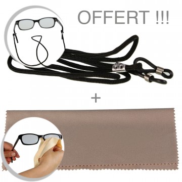 TK170 SOLARIUM - L'étui à lunettes cuir noir - Achat cadeau utile