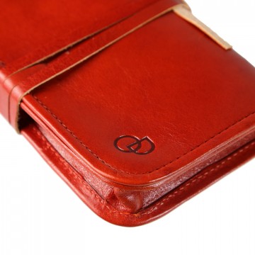 Pochette étui iPhone Smartphone "Go-Mobile" 100% CUIR, étui pour le téléphone, baladeur Cuir Véritable 15,5 x 10 cm