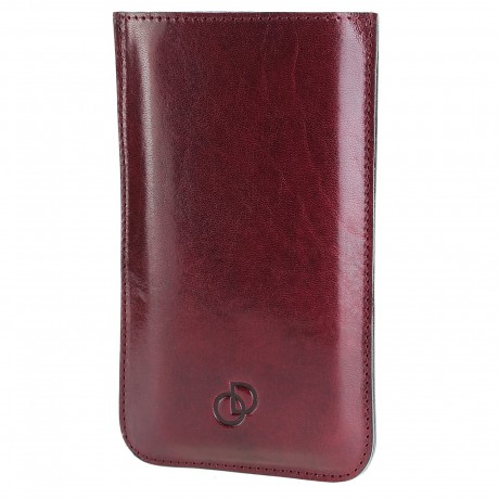 Housse iPhone, étui universelle cuir véritable "OD-ipho" 15x9 cm