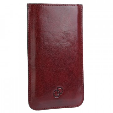 Housse iPhone, étui universelle cuir véritable "OD-ipho" 15x9 cm