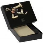 Portefeuille cuir noir TK245 + CADEAU / Noël, une Fête, un Anniversaire