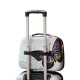Valise cabine enfant/fille ROSE LOVE PARIS ABS 50X33X20CM