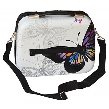 Valise cabine enfant/fille ROSE LOVE PARIS ABS 50X33X20CM