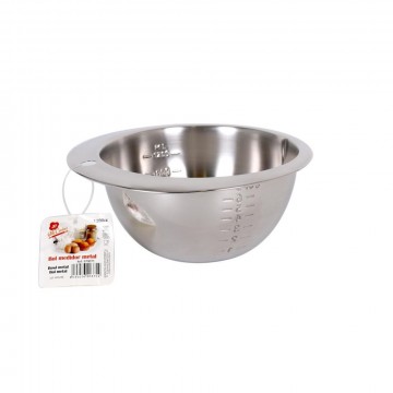 bol à mesurer en métal 22.4x8.6cm ma cuisine