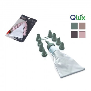 sac à pâtisserie avec 8 accessoires qlux